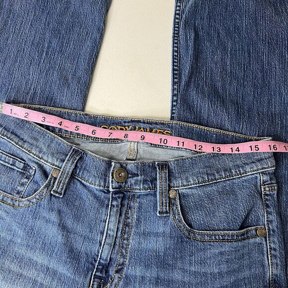 Cody James Jeans Mens 32x35 Medium Wash‎ Equalizer Slim Straight Stretch Denim - Picture 5 of 10